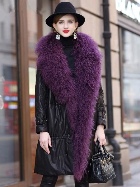 jacket leather real wool fur collar down jacket 2020 winter women genuine sheepskin coat female long jackets my s1, Black
jacket leather real wool fur collar down jacket 2020 winter women genuine sheepskin coat female long jackets my s1, Black