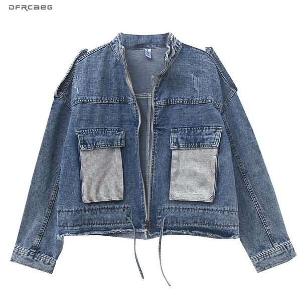 women's jackets boyfriends oversize harajuku jeans jacket women 2021 spring streetwear vintage loose ladies denim coats with pockets ou, Black;brown
women's jackets boyfriends oversize harajuku jeans jacket women 2021 spring streetwear vintage loose ladies denim coats with pockets ou, Black;brown