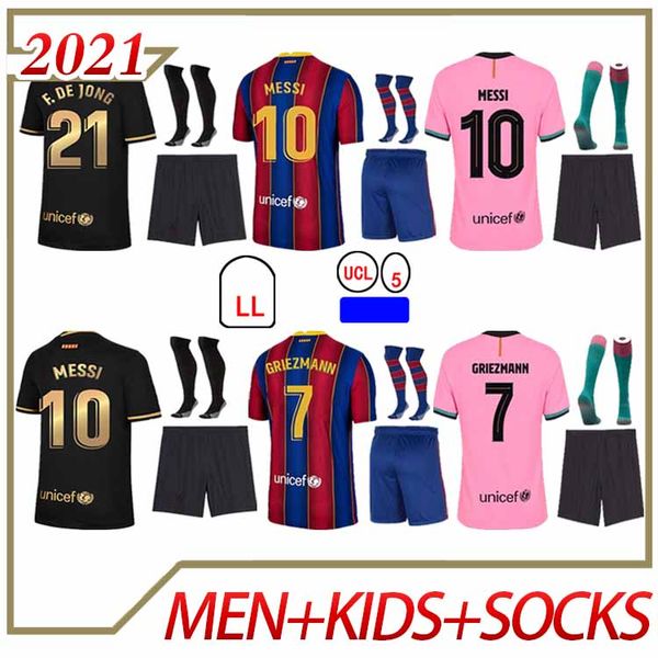 men+kids kit socks soccer jersey barca 20 21 ansu fati 2020 2021 griezmann f.de jong clasico fourth football shirt men, Black;yellow
men+kids kit socks soccer jersey barca 20 21 ansu fati 2020 2021 griezmann f.de jong clasico fourth football shirt men, Black;yellow