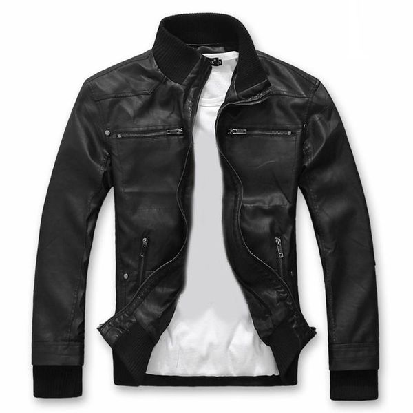 tide new men's jackets black polyester motorcycle leather slim coat oversize fashion men coat
tide new men's jackets black polyester motorcycle leather slim coat oversize fashion men coat