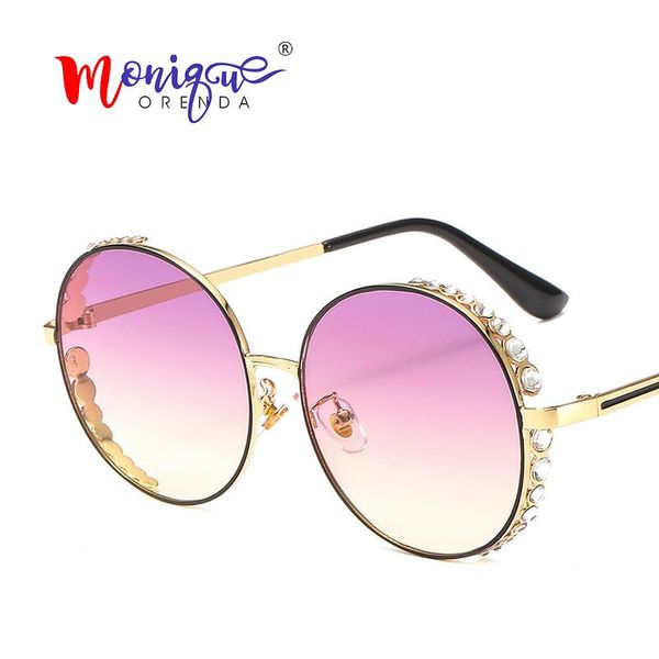 sunglasses vintage round women brand designer diamond decoration frame luxury rhinestone sun glasses shades uv400, White;black
sunglasses vintage round women brand designer diamond decoration frame luxury rhinestone sun glasses shades uv400, White;black