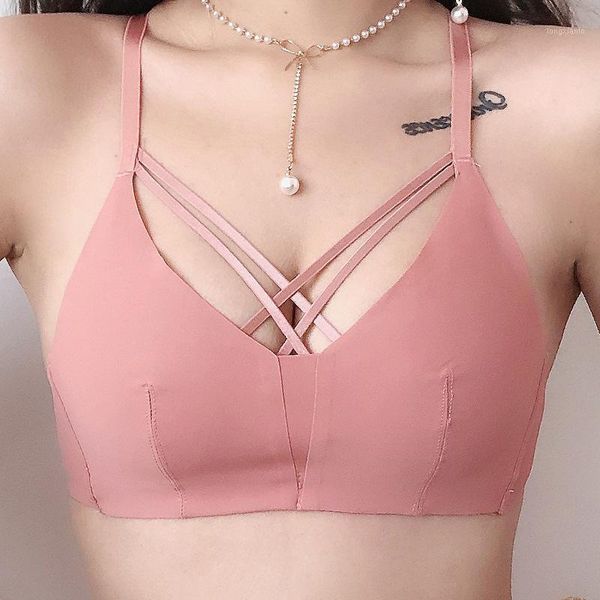 summer explosion models beauty back wrapped chest triangle cup underwear women's seamless ice silk spaghetti strap bra1, Red;black
summer explosion models beauty back wrapped chest triangle cup underwear women's seamless ice silk spaghetti strap bra1, Red;black