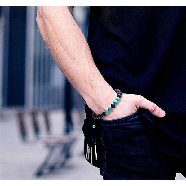 men's volcanic lava stone bead bracelet adjustable natural stone beads matte onyx turquoises braided bracelet bangl sqcmzn beauty888, Black
men's volcanic lava stone bead bracelet adjustable natural stone beads matte onyx turquoises braided bracelet bangl sqcmzn beauty888, Black