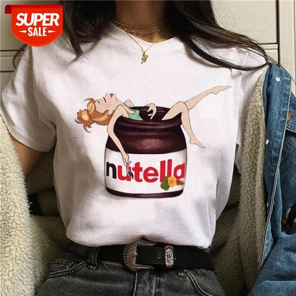 ZOGANKIN New Summer Women T Shirt Nutella tshirt Cartoon Print T-shirt Harajuku TShirt Funny Tops Tee Summer Femme Ladies Shirts #ry7J, White
ZOGANKIN New Summer Women T Shirt Nutella tshirt Cartoon Print T-shirt Harajuku TShirt Funny Tops Tee Summer Femme Ladies Shirts #ry7J, White