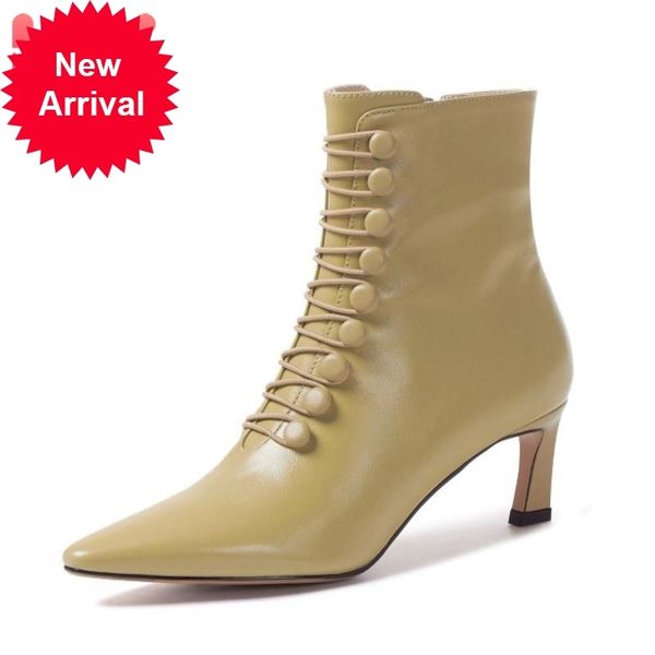 royal leather women's ankle boots thin cross brace zipper warm winter shoes pointed to toe fashion size 34-39, Black
royal leather women's ankle boots thin cross brace zipper warm winter shoes pointed to toe fashion size 34-39, Black