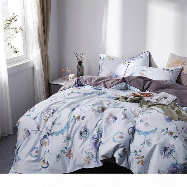 tutubird-european satin bedding set 100% egyptian cotton pastoral princess bed sheet linen duvet cover  king size 4pcs 
tutubird-european satin bedding set 100% egyptian cotton pastoral princess bed sheet linen duvet cover  king size 4pcs