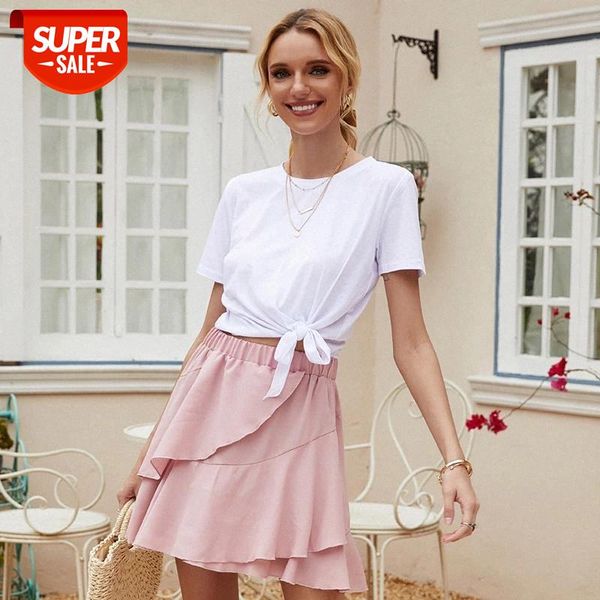 summer irregular ruffle skirt women casual pink above knee mini skirt 2020 new #so7v, White;black
summer irregular ruffle skirt women casual pink above knee mini skirt 2020 new #so7v, White;black