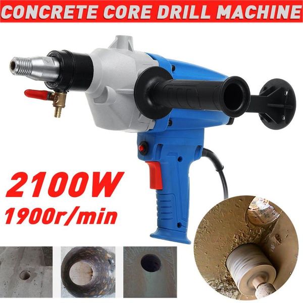 professiona electric drills 2100w 135mm diamond core drilling machine high power handheld concrete drill with water pump accessories
professiona electric drills 2100w 135mm diamond core drilling machine high power handheld concrete drill with water pump accessories