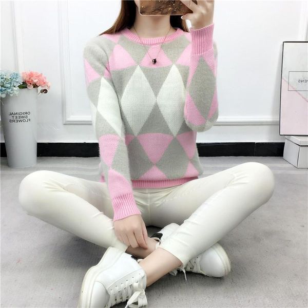 lady plaid winter pullover 2019 female pullovers winter sweater fashion women pullover long sleeve plaid casual ladies sweaters1, White;black
lady plaid winter pullover 2019 female pullovers winter sweater fashion women pullover long sleeve plaid casual ladies sweaters1, White;black