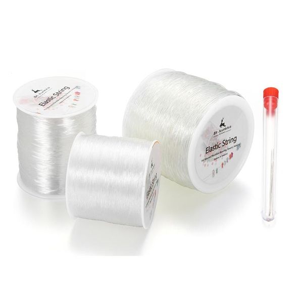 100m plastic crystal diy beading stretch cords elastic line with 5 pins jewelry string craft necklace bracelet jewelr wmtgca, White;red
100m plastic crystal diy beading stretch cords elastic line with 5 pins jewelry string craft necklace bracelet jewelr wmtgca, White;red