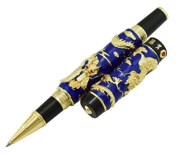 jinhao blue cloisonne double dragon rollerball pen with smooth ink refill advanced craft writing gift pen for business, graduate1, Blue;orange
jinhao blue cloisonne double dragon rollerball pen with smooth ink refill advanced craft writing gift pen for business, graduate1, Blue;orange