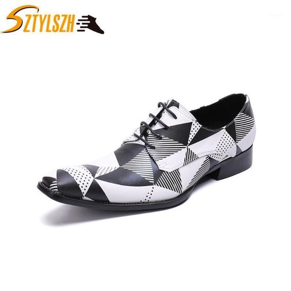fashion retro luxury black white grids pattern genuine leather loafers shining formal dress shoes mens wedding party shoes1
fashion retro luxury black white grids pattern genuine leather loafers shining formal dress shoes mens wedding party shoes1
