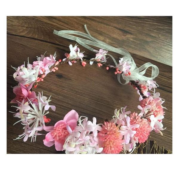 handmade bridal wedding flower wreath holiday hair headdress flower crown korean hair accessories adjustable party qylglw
handmade bridal wedding flower wreath holiday hair headdress flower crown korean hair accessories adjustable party qylglw