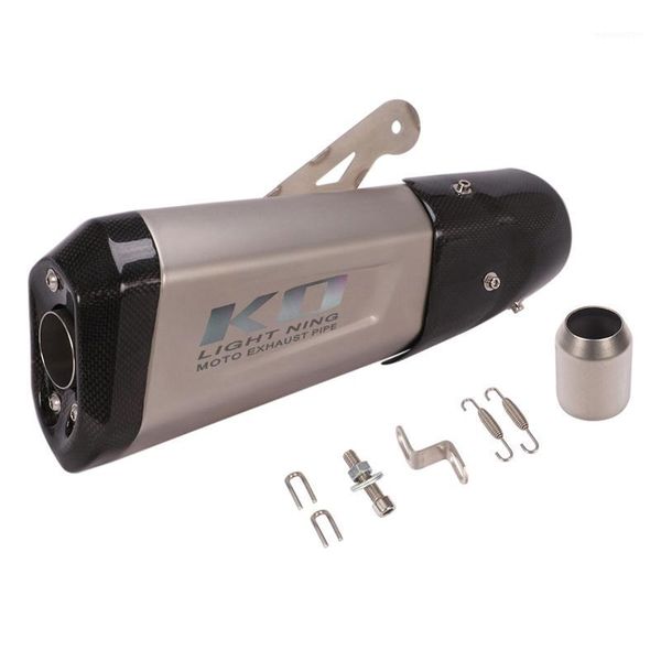 38-51mm inlet exhaust pipe with heat shiled modified muffler end tips fit on universal motorcycle dirt street bike atv1
38-51mm inlet exhaust pipe with heat shiled modified muffler end tips fit on universal motorcycle dirt street bike atv1