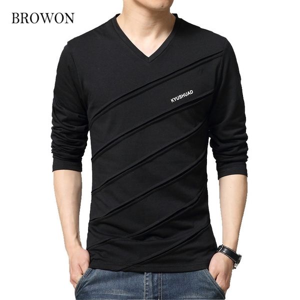 browon fashion trend autumn t shirt men v collar long sleeve t-shirt large size slim fit cotton tees camisetas male 201202, White;black
browon fashion trend autumn t shirt men v collar long sleeve t-shirt large size slim fit cotton tees camisetas male 201202, White;black
