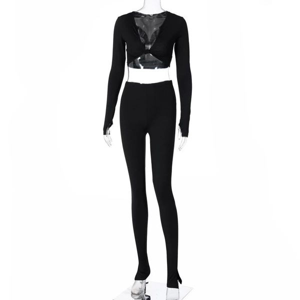 sporty casual solid fitness women two piece sets long sleeve v neck workout wrapped tracksuit crop and leggings set, Gray
sporty casual solid fitness women two piece sets long sleeve v neck workout wrapped tracksuit crop and leggings set, Gray