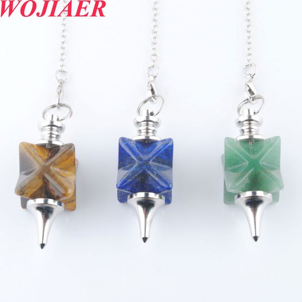 wojiaer merkaba pendant pendulum natural stone crystal dowsing divining wicca reiki biolocation metaphysical spiritual bo929, Silver
wojiaer merkaba pendant pendulum natural stone crystal dowsing divining wicca reiki biolocation metaphysical spiritual bo929, Silver