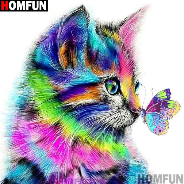 homfun full square/round drill diy diamond painting "cat butterfly" 3d embroidery cross stitch 5d home decor gift a13636 q1218
homfun full square/round drill diy diamond painting "cat butterfly" 3d embroidery cross stitch 5d home decor gift a13636 q1218