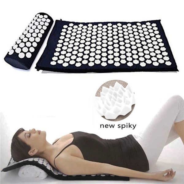 Yoga Mats Acupuncture Massage Mat Or Pillow Or Set Fitness Yoga Mat Spiky Cushion for Therapy Back Neck Pain Relief Sciatic Pain Muscle
Yoga Mats Acupuncture Massage Mat Or Pillow Or Set Fitness Yoga Mat Spiky Cushion for Therapy Back Neck Pain Relief Sciatic Pain Muscle