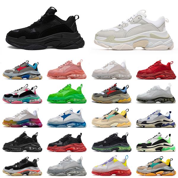 crystal bottoms mens womens vintage dad casual shoes triple s platform flat trainers sneakers designer luxury triple-s shoes, Black
crystal bottoms mens womens vintage dad casual shoes triple s platform flat trainers sneakers designer luxury triple-s shoes, Black