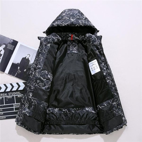 men's down & parkas white duck jackets men winter warm parka camouflage overcoat casual slim hooded doudoune homme thermal windbreaker, Black
men's down & parkas white duck jackets men winter warm parka camouflage overcoat casual slim hooded doudoune homme thermal windbreaker, Black