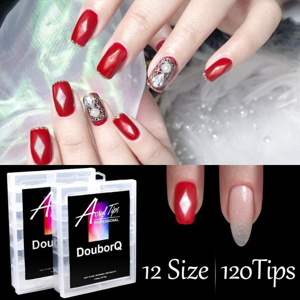 false nails 120pc/box clear quick mold tips dual forms finger art uv building diamond&almond nail extension model, Red;gold
false nails 120pc/box clear quick mold tips dual forms finger art uv building diamond&almond nail extension model, Red;gold