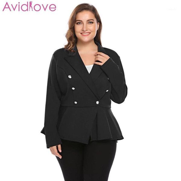 women plus size lapel long sleeve one casual, wear work button spring, autumn asymmetrical casual blazer1, White;black 
women plus size lapel long sleeve one casual, wear work button spring, autumn asymmetrical casual blazer1, White;black
