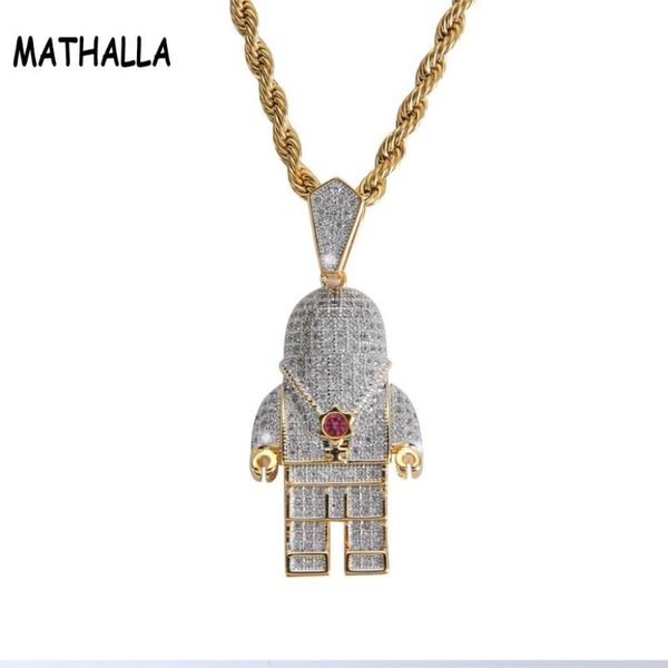 pendant necklaces mathalla hip hop jewelry zircon astronaut iced out cool mens necklace gold chain for men fashion, Silver
pendant necklaces mathalla hip hop jewelry zircon astronaut iced out cool mens necklace gold chain for men fashion, Silver