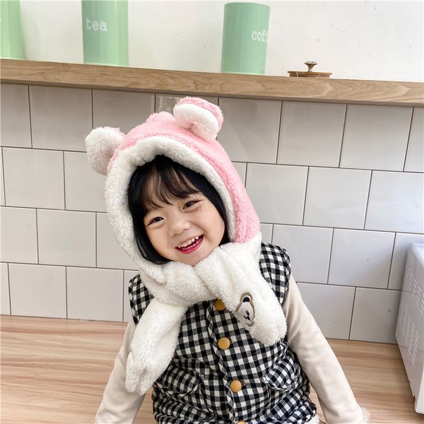 korean children's hat bear embroidery winter warm ear protection hat boys and girls children's scarf hat integration, Red;brown
korean children's hat bear embroidery winter warm ear protection hat boys and girls children's scarf hat integration, Red;brown
