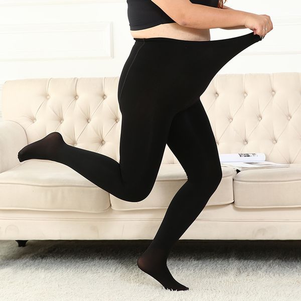 plus size women thermal bottoms warm leggings female winter velvet high waist fleece good stretchy pantyhose thermo pants lj201104, Black
plus size women thermal bottoms warm leggings female winter velvet high waist fleece good stretchy pantyhose thermo pants lj201104, Black