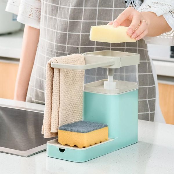 liquid soap dispenser 4 color with sponge manual press pump storage container for kitchen box cleaning tools1
liquid soap dispenser 4 color with sponge manual press pump storage container for kitchen box cleaning tools1