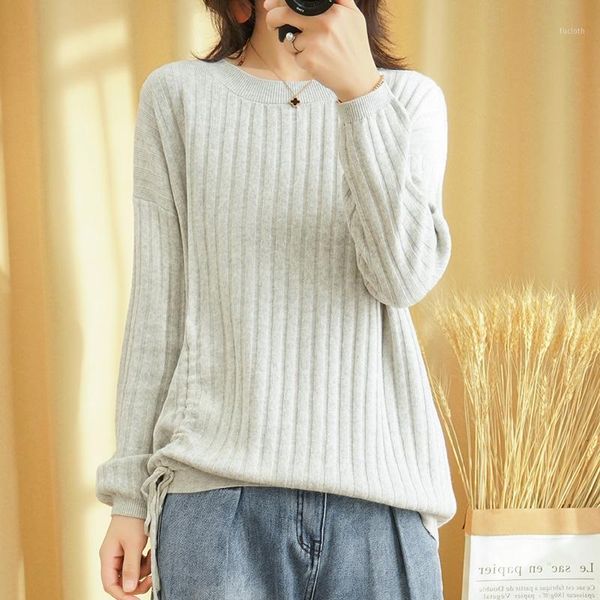 2020 spring new korean version of the short round neck cotton and linen sweater women wild large size long-sleeved bottoming shi1, White;black
2020 spring new korean version of the short round neck cotton and linen sweater women wild large size long-sleeved bottoming shi1, White;black