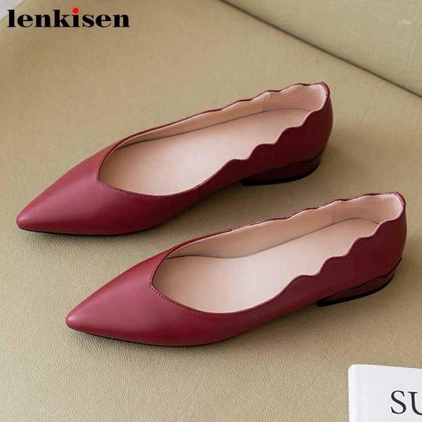 lenkisen internet star genuine leather ladies shoes solid pointed toe low heels women slip on fashion streetwear pumps l661, Black
lenkisen internet star genuine leather ladies shoes solid pointed toe low heels women slip on fashion streetwear pumps l661, Black