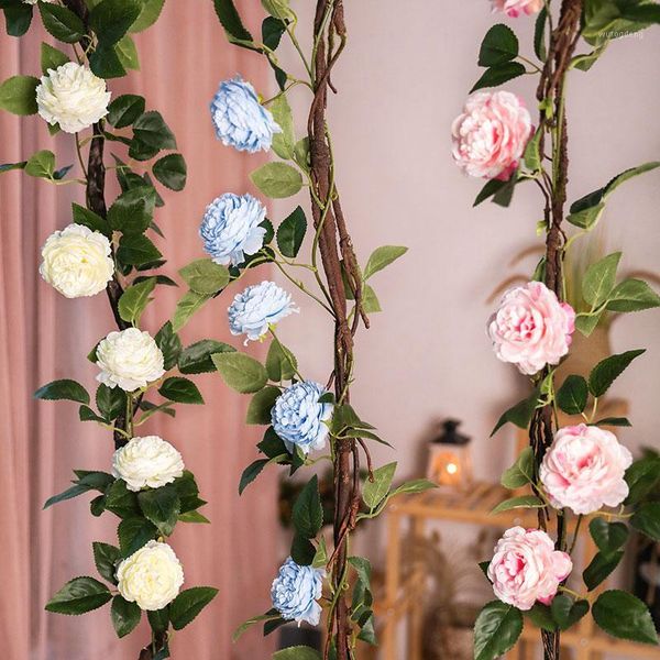 yumai 180 cm white peony flower vine wedding background wall decoration 12 heads artificial flowers string hanging garland1
yumai 180 cm white peony flower vine wedding background wall decoration 12 heads artificial flowers string hanging garland1