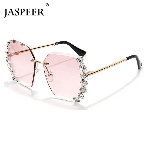 jaspeer sunglasses women rhinestone shades rimless sun glasses female luxury designer diamond gradual trend eyewear
jaspeer sunglasses women rhinestone shades rimless sun glasses female luxury designer diamond gradual trend eyewear