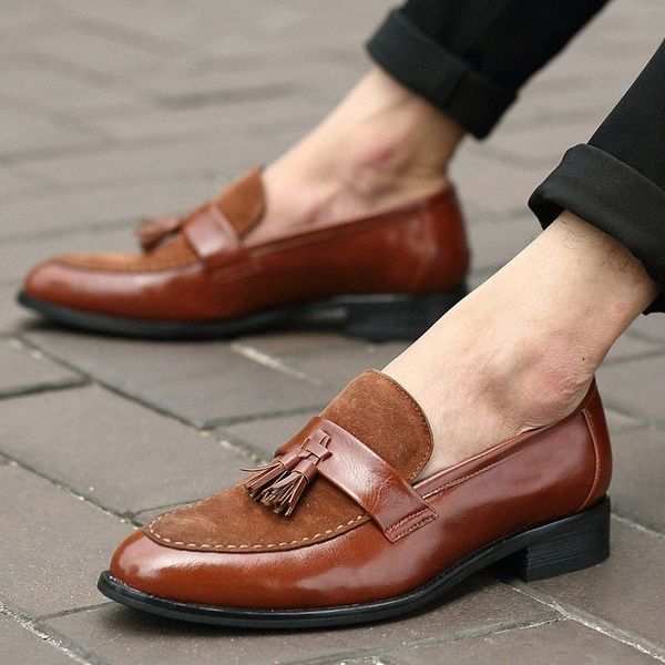 men's leather casual shoes comfortable men loafers slip on spring fashion tassel sneakers male shoes zapatos #jl1r
men's leather casual shoes comfortable men loafers slip on spring fashion tassel sneakers male shoes zapatos #jl1r