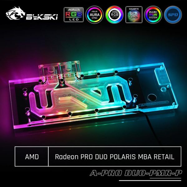 gpu water cooling block for amd founder edition radeon pro duo polaris mba retail bykski
gpu water cooling block for amd founder edition radeon pro duo polaris mba retail bykski