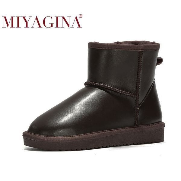 miyagina 2020 new fashion 100% genuine cowhide leather snow boots australia classic women boots warm winter shoes for women lj201130, Black
miyagina 2020 new fashion 100% genuine cowhide leather snow boots australia classic women boots warm winter shoes for women lj201130, Black