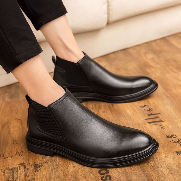 men of british superior quality spring fall fashion shoes slides in genuine leather breathing male zapatos hombre boots l4ep, Black;brown
men of british superior quality spring fall fashion shoes slides in genuine leather breathing male zapatos hombre boots l4ep, Black;brown