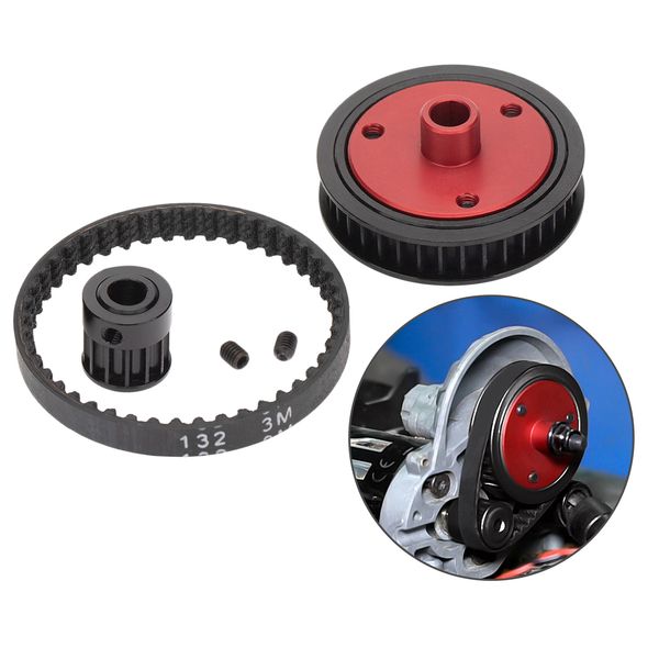 3.2mm / 5.0mm belt drive transmission gears system for 1/10 rc car crawler axial scx10 & scx10 ii 90046 upgrade diy parts accessories
3.2mm / 5.0mm belt drive transmission gears system for 1/10 rc car crawler axial scx10 & scx10 ii 90046 upgrade diy parts accessories
