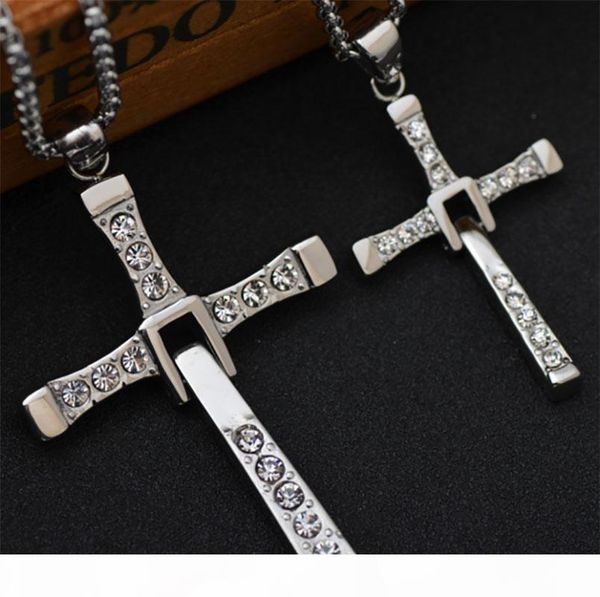 fast and furious 8 moive k classic dominic toretto cross stainless steel with crystal necklace pendant for men
fast and furious 8 moive k classic dominic toretto cross stainless steel with crystal necklace pendant for men