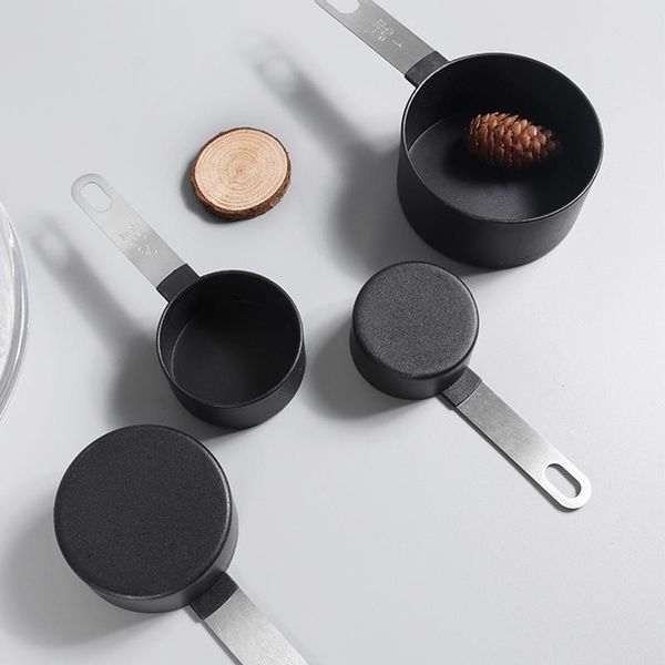 4 8pcs stainless steel retro copper plated black baking measuring cup and measuring spoon plastic ladle measuring tool set bbyzkn
4 8pcs stainless steel retro copper plated black baking measuring cup and measuring spoon plastic ladle measuring tool set bbyzkn