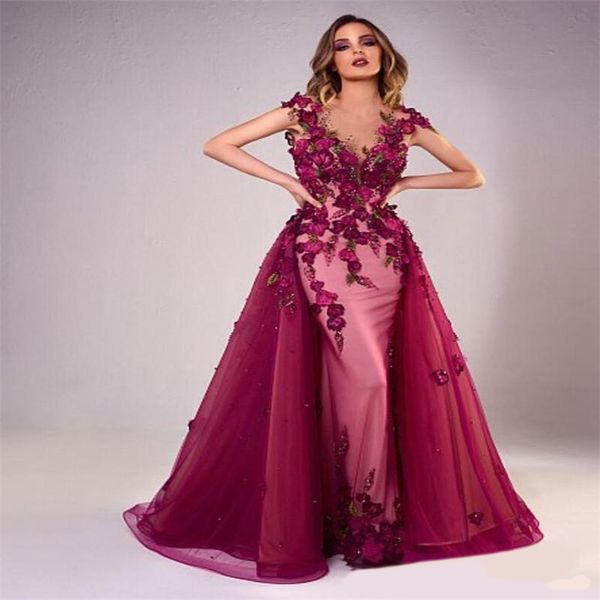 rose floral mermaid prom dresses with detachable train beads appliqued lace evening dresses sweep train custom made formal red carpet dress, Black;red
rose floral mermaid prom dresses with detachable train beads appliqued lace evening dresses sweep train custom made formal red carpet dress, Black;red