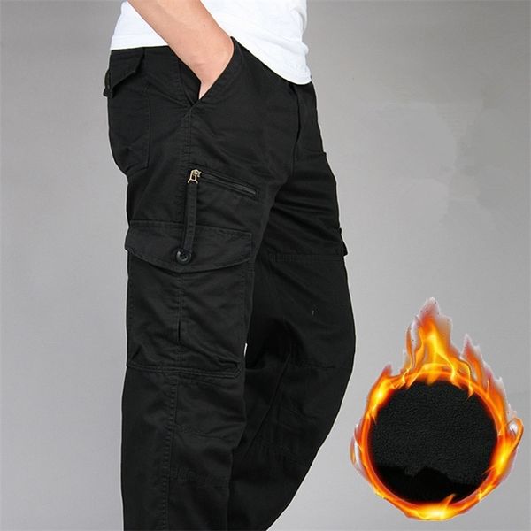 new men's winter thick velet warm cargo pants men joggers outdoors windbreaker trousers men loose baggy military tactical pants lj20122, Black
new men's winter thick velet warm cargo pants men joggers outdoors windbreaker trousers men loose baggy military tactical pants lj20122, Black