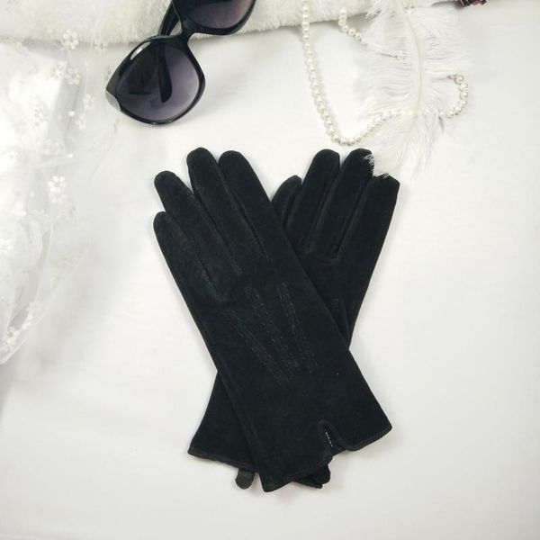 five fingers gloves 2021 elegant fashion driving genuine real sheep suede leather women winter autumn warm mittens g6011, Blue;gray
five fingers gloves 2021 elegant fashion driving genuine real sheep suede leather women winter autumn warm mittens g6011, Blue;gray