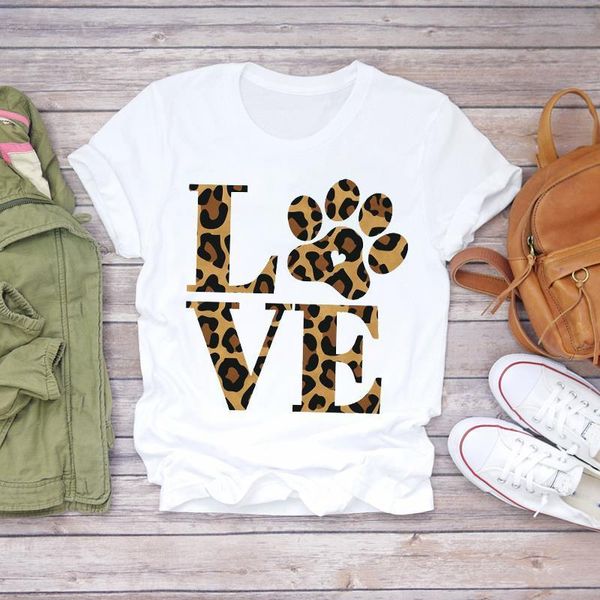 women 2020 summer dog pet leopard love floral fashion printed lady t-shirts t shirt ladies womens graphic female tee t-shirt, White
women 2020 summer dog pet leopard love floral fashion printed lady t-shirts t shirt ladies womens graphic female tee t-shirt, White