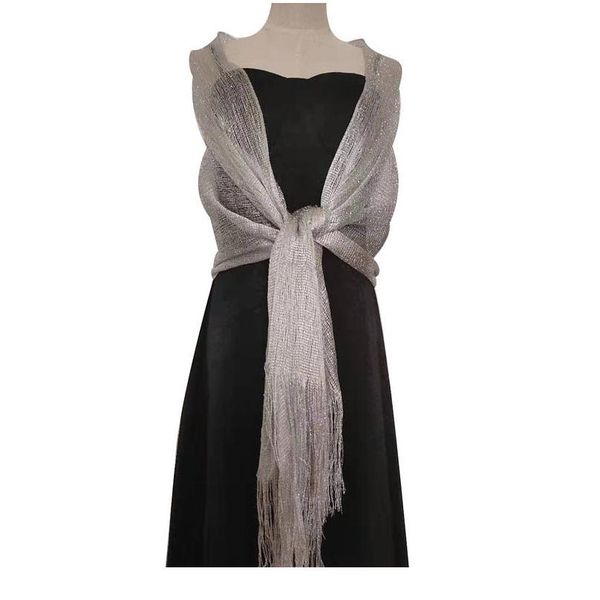 elegant evening dresses shawls female golden silvery wire tassels bridal bridesmaid party wedding temperament accessori jlllkn, White
elegant evening dresses shawls female golden silvery wire tassels bridal bridesmaid party wedding temperament accessori jlllkn, White