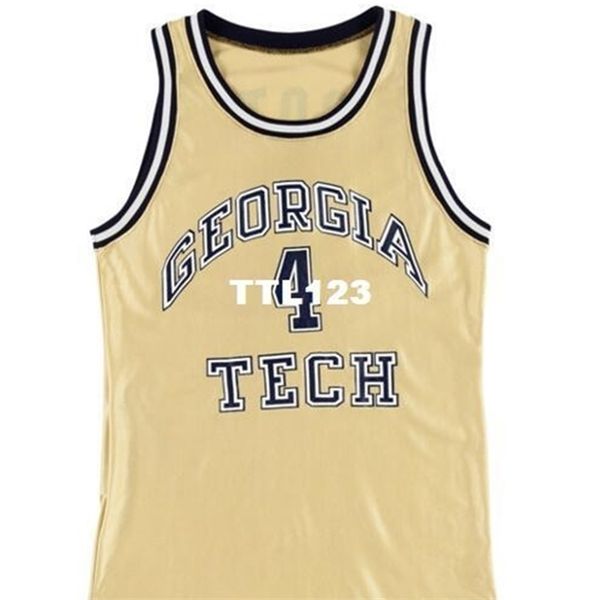age #4 circa 1989 dennis scott game worn university of georgia tech yellow jackets jersey or custom any name or number college jersey, Black
age #4 circa 1989 dennis scott game worn university of georgia tech yellow jackets jersey or custom any name or number college jersey, Black
