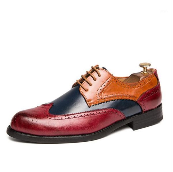 dress shoes men gentleman british brogue style patchwork leather wedding flats oxfords formal1, Black
dress shoes men gentleman british brogue style patchwork leather wedding flats oxfords formal1, Black