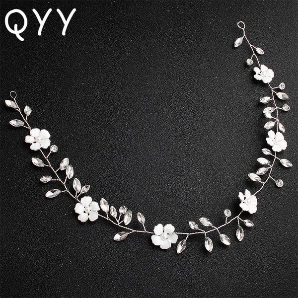 qyy fashion white flower crystal vine wedding headband hair jewelry accessories bridal hair hairpieces tiara and crown for women, Golden;silver
qyy fashion white flower crystal vine wedding headband hair jewelry accessories bridal hair hairpieces tiara and crown for women, Golden;silver